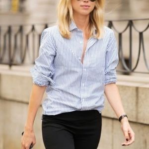 SOLD! J. Crew Striped Cotton Button-Down Shirt